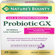 Nature'S Bounty Probiotic GX, Gas and Bloating Capsules, 25 Ct