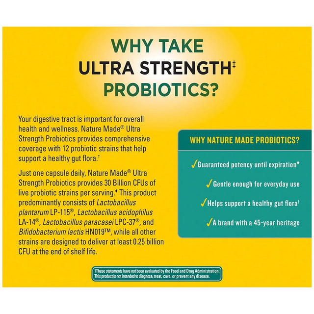 Nature Made Ultra Strength Probiotic Solution, 50 Ct.