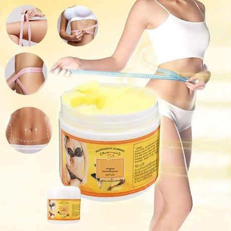 Shaping Massage Cream, Promote Metabolism 30Ml Good Effects Ginger Extract Slimming Cream Applying for Home (Assorted Color14)