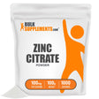 Bulksupplements.Com Zinc Citrate Powder - Zinc Mineral Supplements - Pure Zinc - Mineral Zinc Supplement (100 Grams - 3.5 Oz)