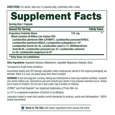 Nature'S Bounty Ultra Strength Probiotic 10, 70 Capsules