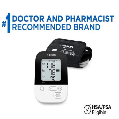 OMRON 5 Series Blood Pressure Monitor (BP7250), Upper Arm Cuff, Digital Bluetooth Blood Pressure Machine, Stores up to 60 Readings for One User