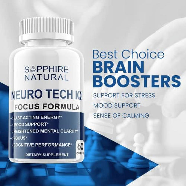 Neuro Tech IQ Brain Supplement Pills (3 Pack)