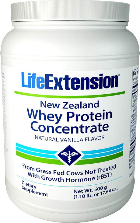 Life Extension New Zealand Whey Protein Concentrate (Vanilla Flavor)