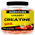 CON-CRET Concentrated Creatine Gummies, Berry Zing Flavor, Supports Muscle & Brain Health, 60 Ct