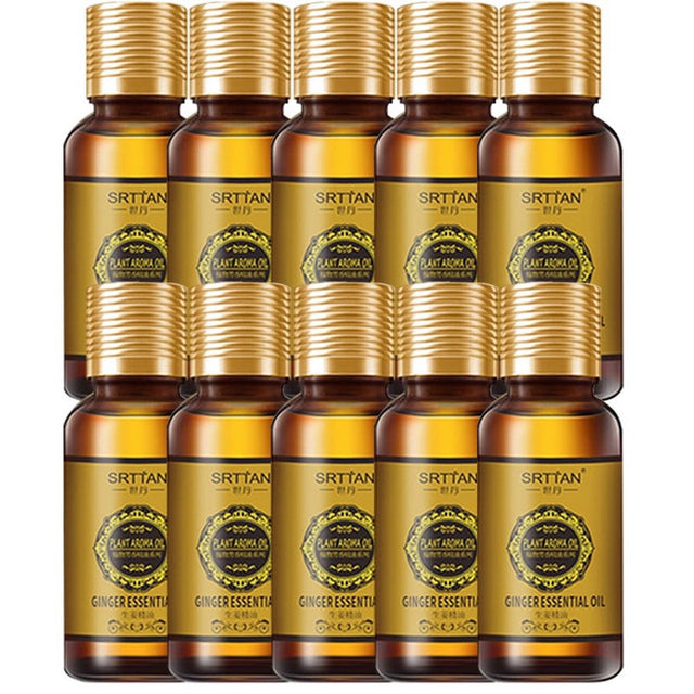 Slimming Ginger Oil Belly Ginger Oil Detox Ginger Oil Belly Button Slimming Stomach Massage Oil Anti-Cellulite Massage Oil Healthy Ginger Massage Oil
