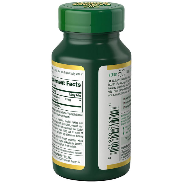 Nature’S Bounty Acidophilus Probiotic Supplement, 120 Tablets