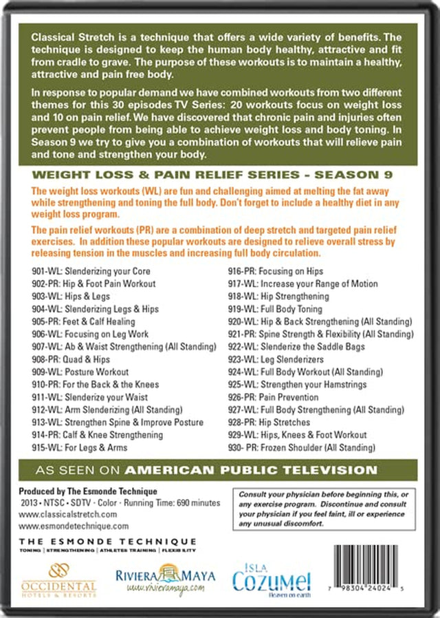 Classical Stretch by ESSENTRICS: Season 9 Weight Loss & Pain Relief