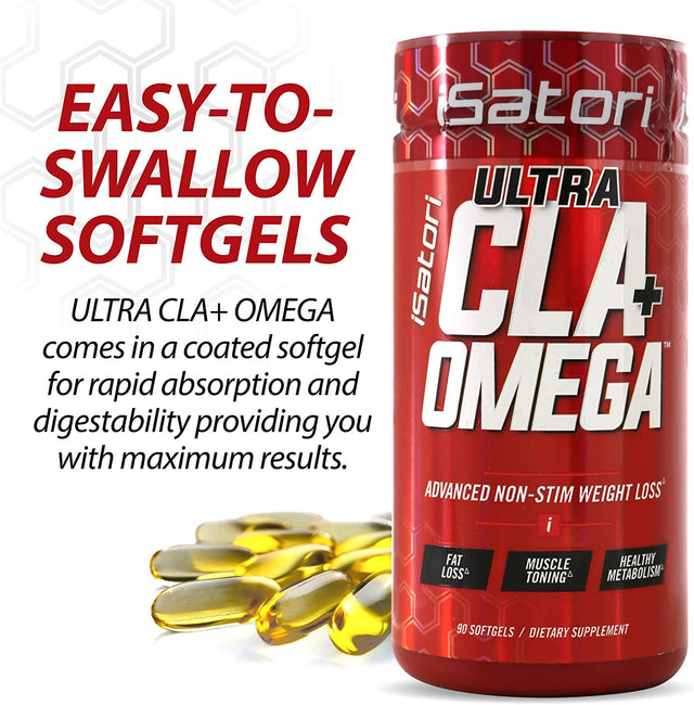 Isatori Lipo-Drex Fat Loss Thermogenic Formula-Fast Acting Weight Loss-Appetite Suppressant (60 Capsules) Ultra CLA + Omega (90 Softgels)