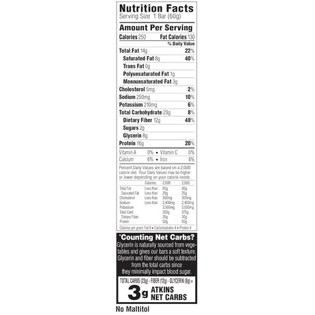 Atkins Advantage Bars, Chocolate Peanut Butter, 5 Count