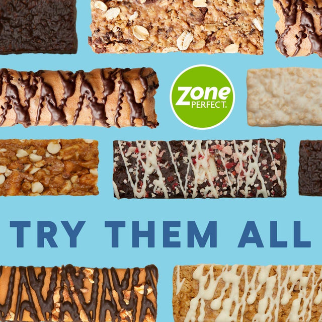 Zoneperfect Protein Bars, Chocolate Peanut Butter, 14G of Protein, Nutrition Bars with Vitamins & Minerals, Great Taste Guaranteed, 30 Bars