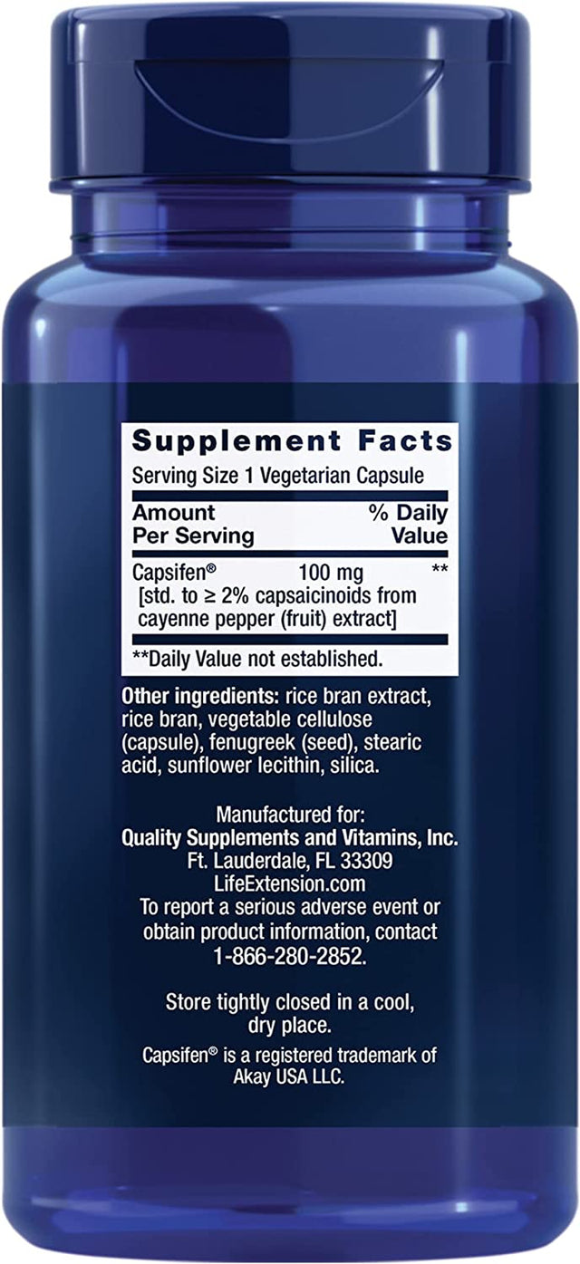 Life Extension Thermo Weight Control – Encourages Fat Burning, Healthy Weight Loss & Thermogenesis – Patented Capsaicin Extract – Weight Management – Gluten-Free – 60 Vegetarian Capsules