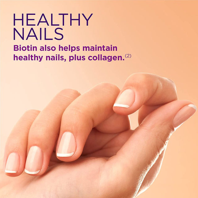 Nature'S Bounty Hair, Skin, & Nail Health with Biotin & Collagen Dietary Supplement Gummies, Orange, 80 Ea (Pack of 2)