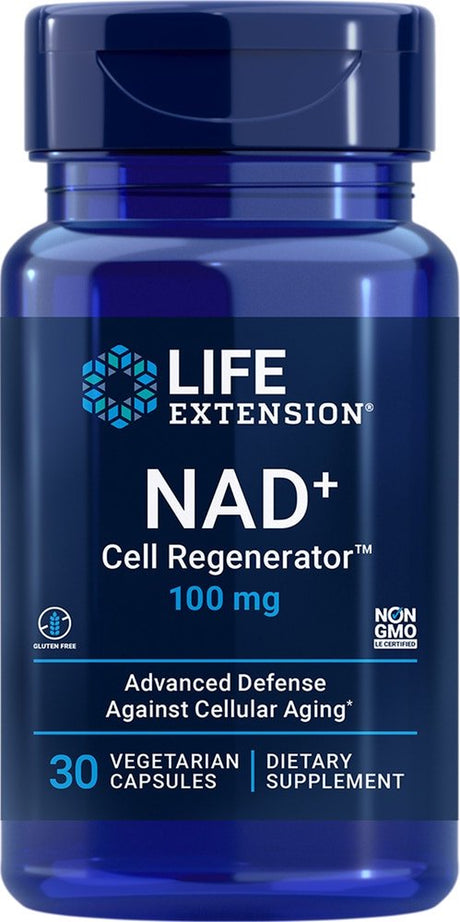 Life Extension NAD plus Cell Regenerator Nicotinamide Riboside -- 100 Mg - 30 Vegetarian Capsules