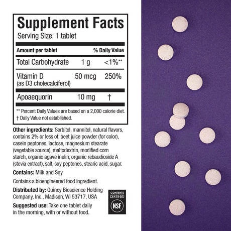 Prevagen Improves Memory - RS 10Mg, 30 Chewables Mixed Berry with Apoaequorin & Vitamin D & Brain Supplement for Brain Health