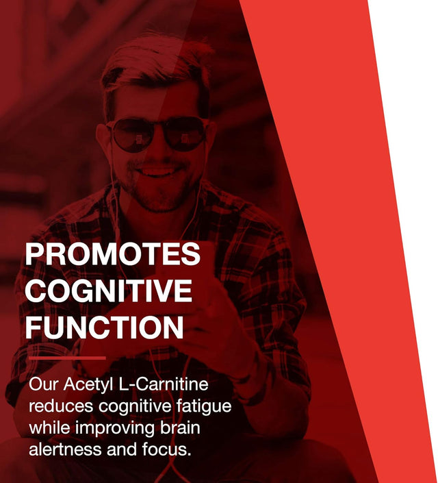 Protocol Acetyl-L-Carnitine 500Mg - Supports Energy, Brain & Mitochondrial Health* - Brain Pills - Amino Acid - Made without Gluten, Non-Gmo, Vegan - 100 Veg Caps