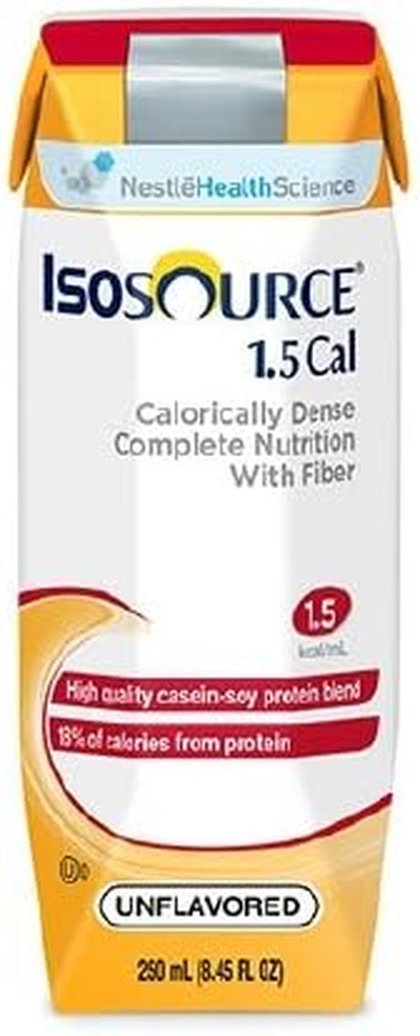 Isosource 1.5 Cal with Fiber Unflavored 250Ml Brikpaks 24/Case **4 CASE SPECIAL**