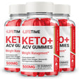 Lifetime ACV Gummies, Lifetime Keto ACV Gummies Lifetime Gummies Weight Loss Supplement, Powerful Formula, Belly Fat Maximum Strength (3 Pack)