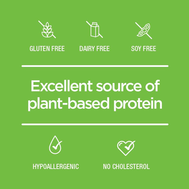 Vegansmart Naturade Plant Based Pea Protein Powder - Gluten Free, Dairy & Soy Free, Non-Gmo, No Cholesterol - Recovery W/Amino Acids - Vanilla (15 Servings)