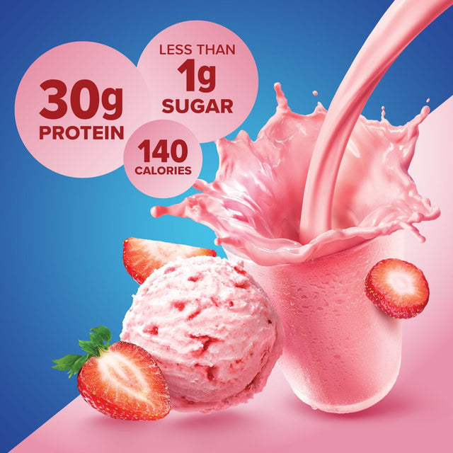 Pure Protein Strawberry Milkshake Complete Protein Shake, Gluten Free, 11 Fl Oz, 4 Ct