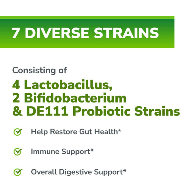 Nature'S Clear Probiotic plus Supplement, Premium Digestive Support 60 Capsules