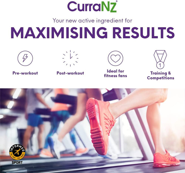 CURRANZ New Zealand Blackcurrant Extract Sports Nutrition Capsules Muscle Recovery Endurance Performance Pre Post Workout (30 Capsules)
