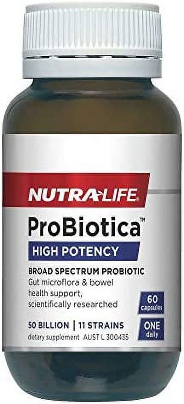 Nutralife Probiotica High Potency 60 Capsules Exclusive Size