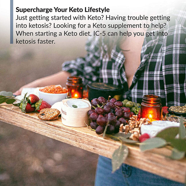 Biotrust IC-5 Keto and Carb Management Supplement, Metabolic Support for Ketosis, Supports Keto, Low Carb and Paleo Lifestyle (60 Servings)