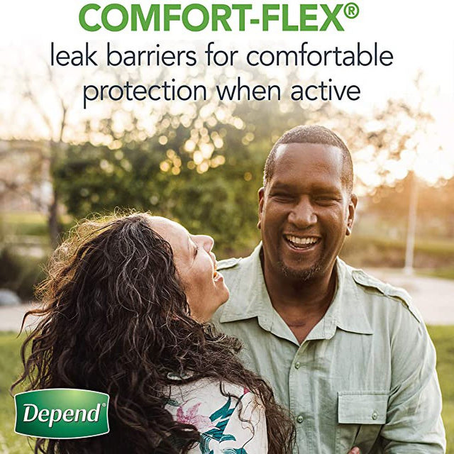 Depend Incontinence Guards/Bladder Control Pads for Men, Maximum Absorbency, 168 Count (2 Packs of 84) (Packaging May Vary)