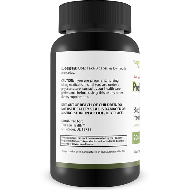 Max Super Health Pro Blood Booster - Blood Health Support Supplement - Promote Balanced Blood Health & Blood Flow - Aid Circulatory Health - Support Healthy Blood Vessel & Cardiovascular Function