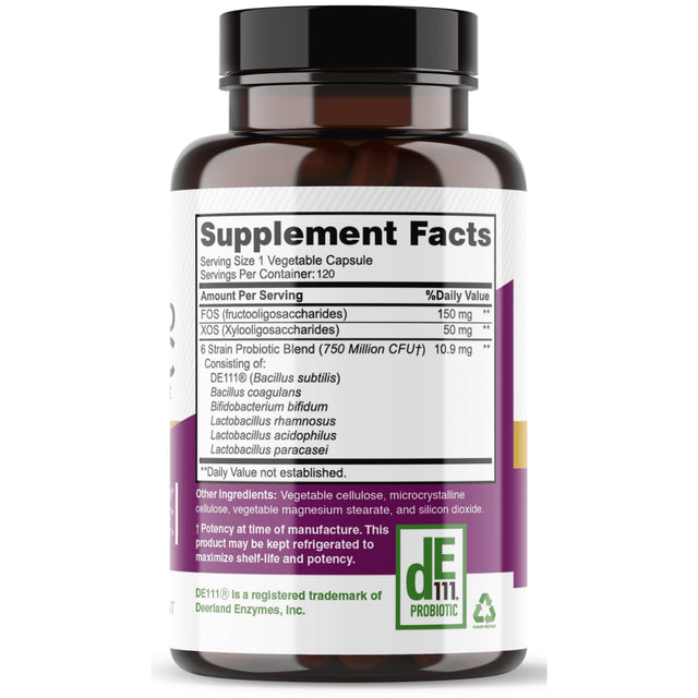 Healblend Probiotic Caps Dietary Supplement Capsules, Probiotic for Women and for Men Digestive Health - 120 Veg Capsules 3-Pack