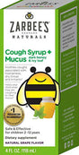 Zarbee'S Children'S Cough Syrup + Mucus Daytime, Grape 4Oz
