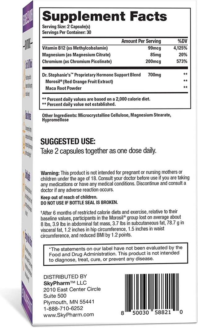 Dr. Stephanie'S Her Fitness - Daily Women’S Boost for Weight Management & Exercise Support - Hormone Balance