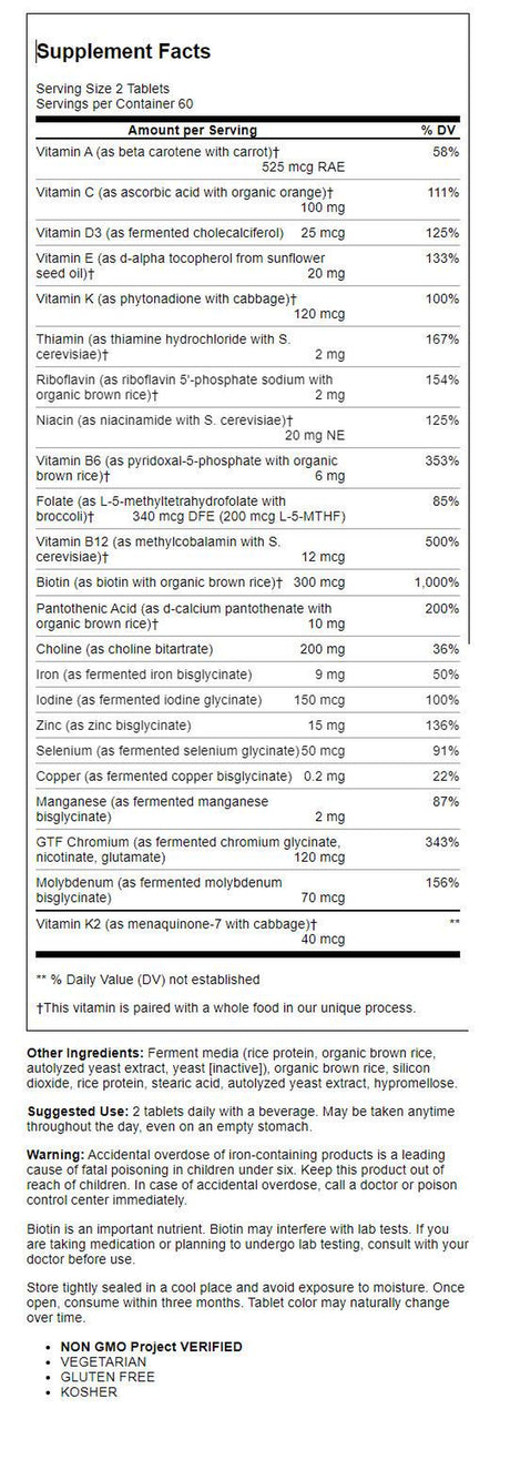 Megafood - Multi for Women 40+ - 120 Tablets