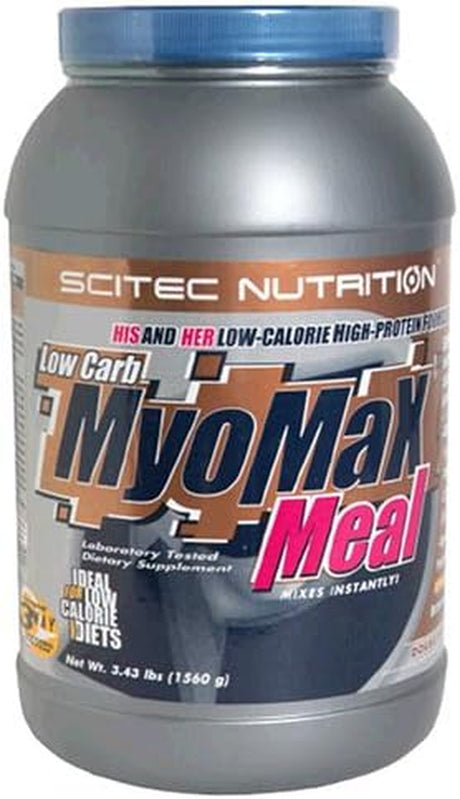 Scitec Nutrition Myomax Meal His and Her Low-Calorie High-Protein Formula, Double Dutch Chocolate, 54.88 Ounces