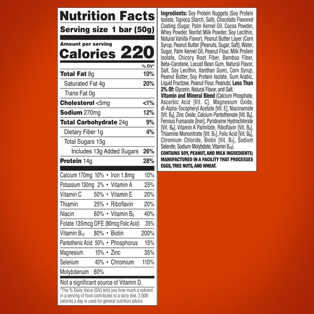 Zoneperfect Protein Bars, 14G Protein, 19 Vitamins & Minerals, Nutritious Snack Bar, Chocolate Peanut Butter, 12 Bars