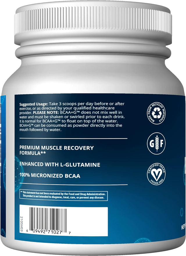 MRM BCAA+G, Lemonade, 35.2-Ounce (1000G) Plastic Jar