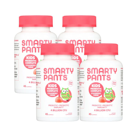Smartypants Kids Probiotic Immunity Gummies Strawberry Flavor 45 Count ( 4 Pack )