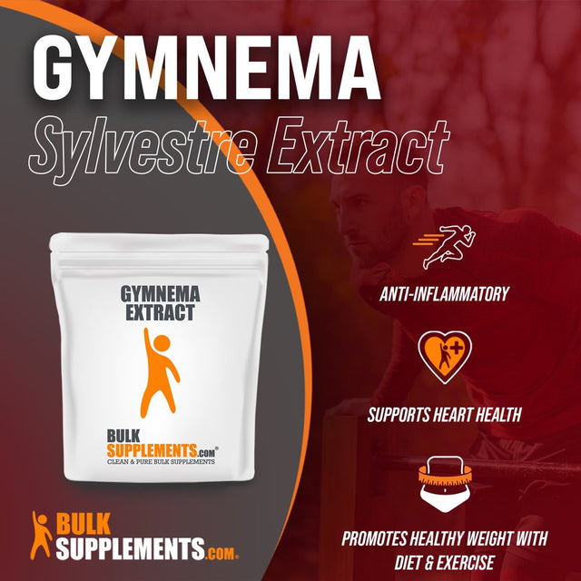 Bulksupplements.Com Gymnema Extract Powder, 500Mg - Supports Heart Health (100G - 250 Servings)