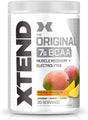XTEND Original BCAA Powder Mango Madness - Sugar Free Post Workout Muscle Recovery Drink with Amino Acids - 7G Bcaas for Men & Women - 30 Servings