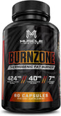 Thermogenic Fat Burner - Weight Loss & Appetite Suppressant for Men and Women with Yohimbe, Green Tea Extract, Garcinia Cambogia - Energy Boost and Metabolism Enhancer - 60 Natural Diet Capsules