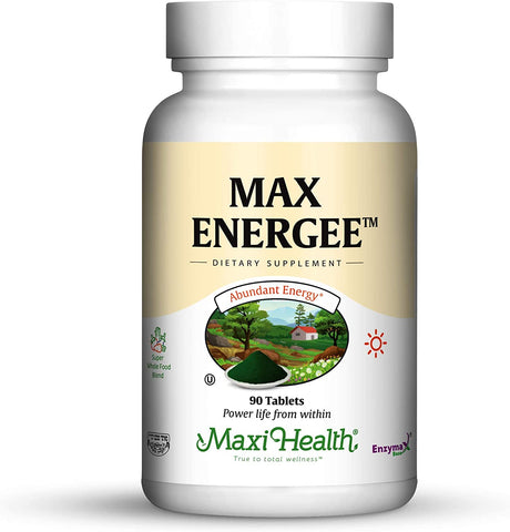 Maxi Health Max Energee - Natural Energy and Stamina Booster - 90 Tablets - Kosher