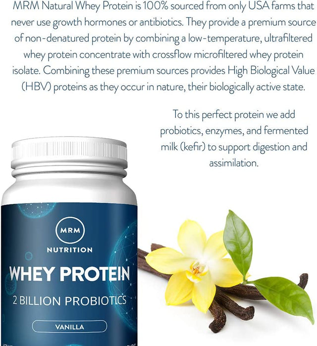 MRM - Natural Whey - Premium Whey Protein Vanilla 5 Lbs