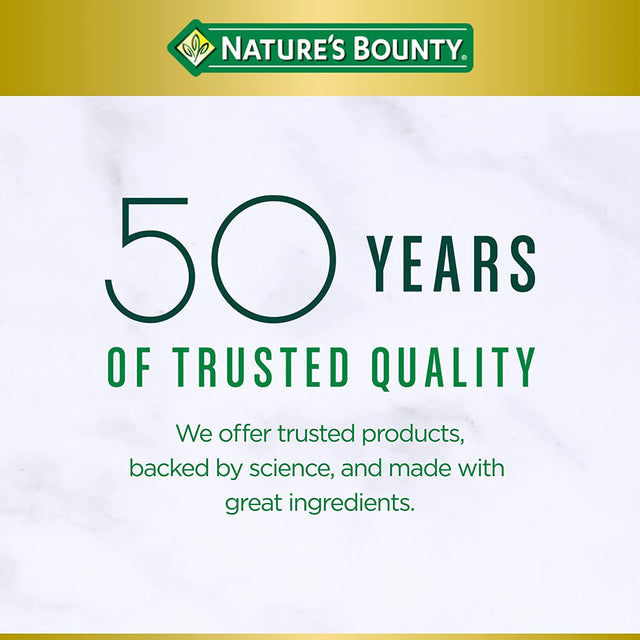 Nature'S Bounty L-Arginine, Supports Blood Flow and Vascular Function, 1000 Mg, Tablets, 50 Ct
