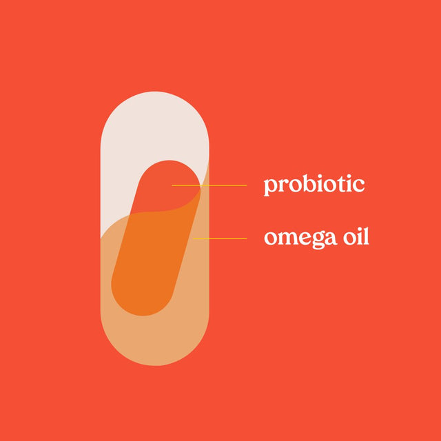 Nouri Digestive Health Probiotic with Omega for Digestion, Immune, and Brain Health, 30 Day Supply