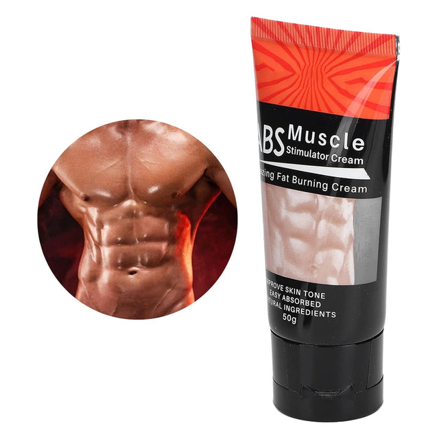 Men'S Abdominal Cream 50G, Abdominal Muscle Cream, Fat Burning Slimming, Abs Cream