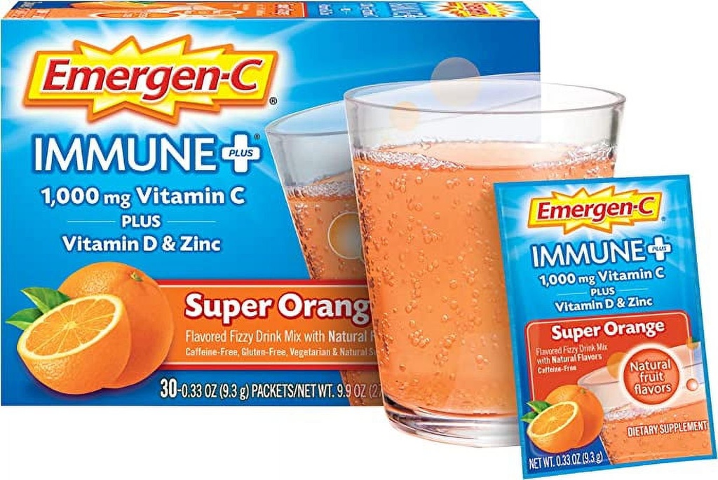Emergen-C Immune Plus Super Orange - 30 Packets