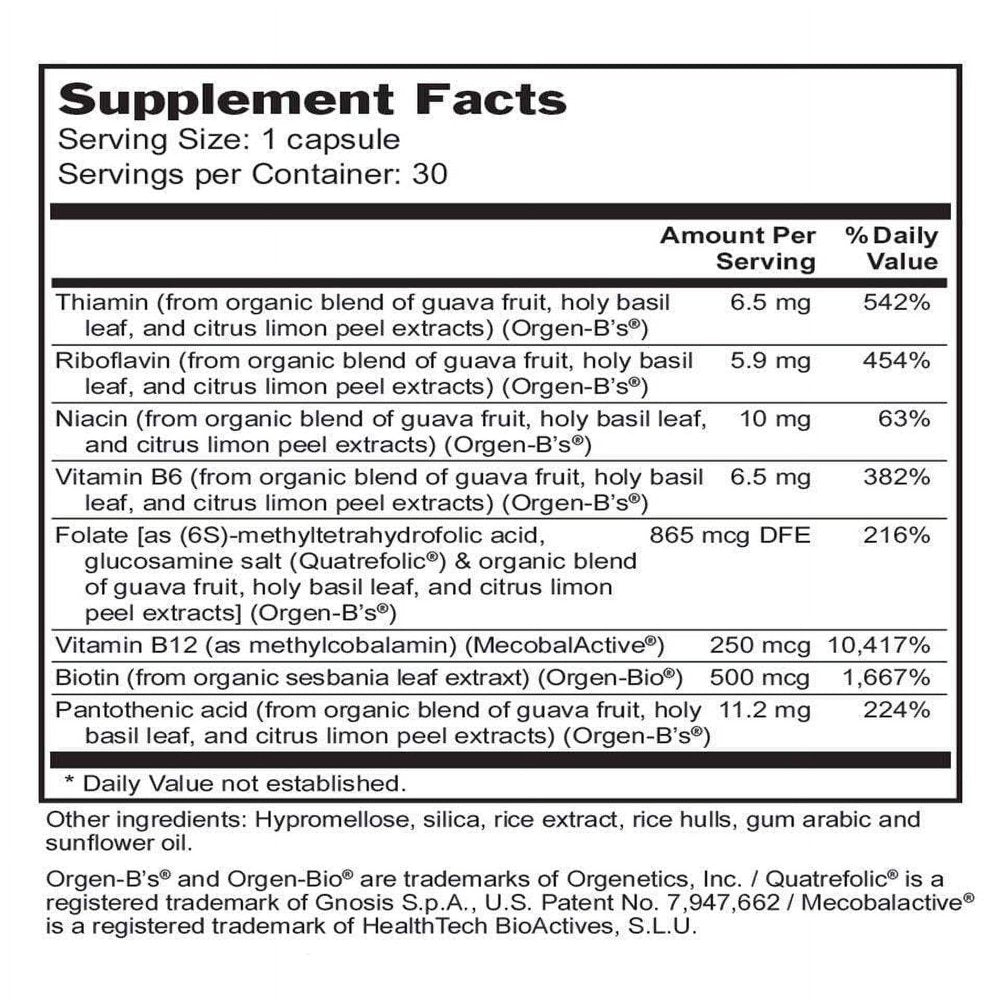 TrueB Plant-Based B Complex | Naturecity