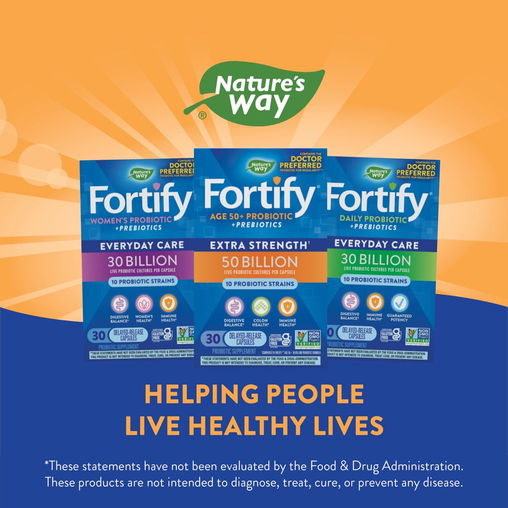 Fortify 50+ Probiotic - Digestive & Immune Health