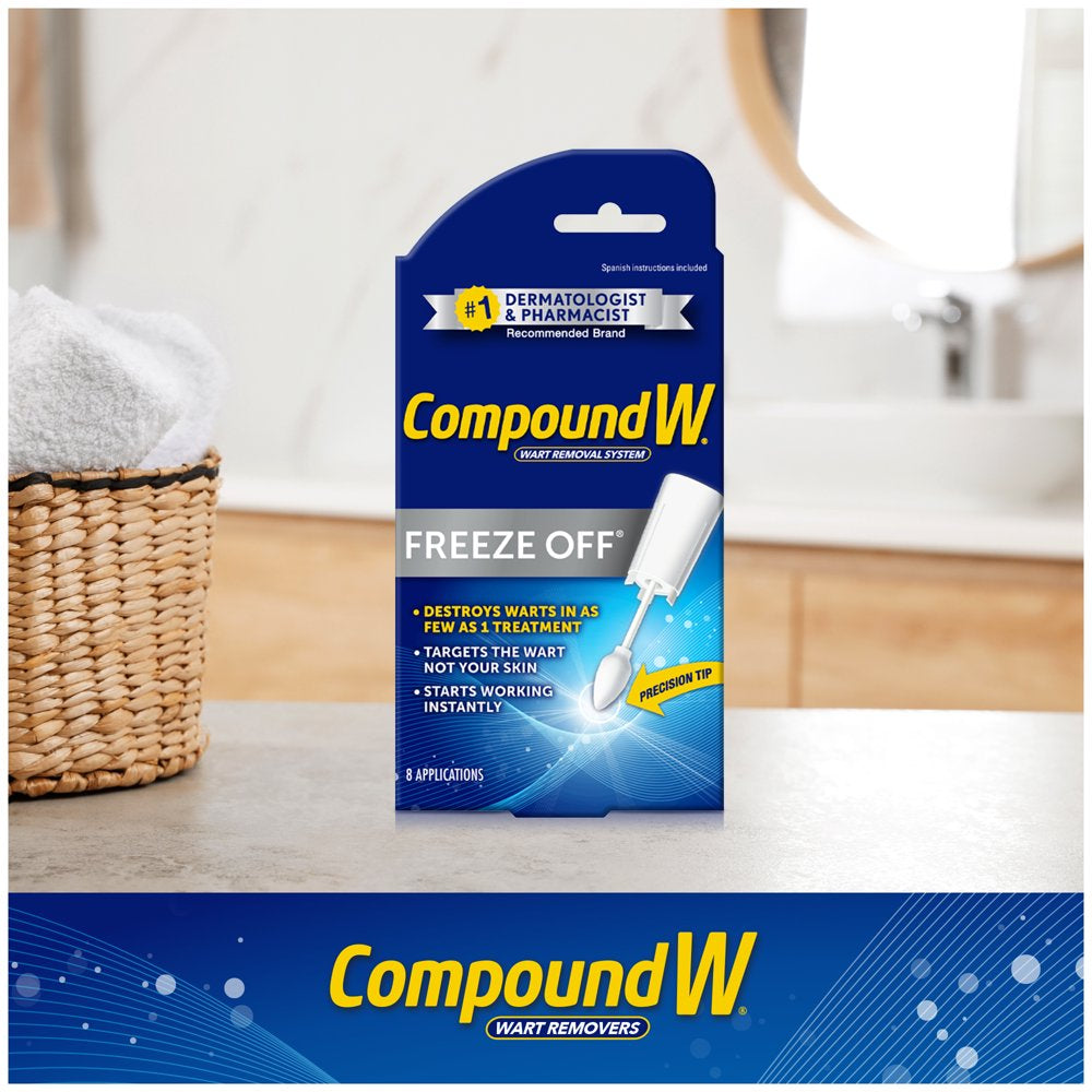 Compound W Freeze off Wart Remover, 8 Applications | VitaShop NZ